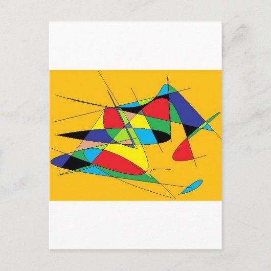 Abstrakt 1 postkarte (Vorderseite)