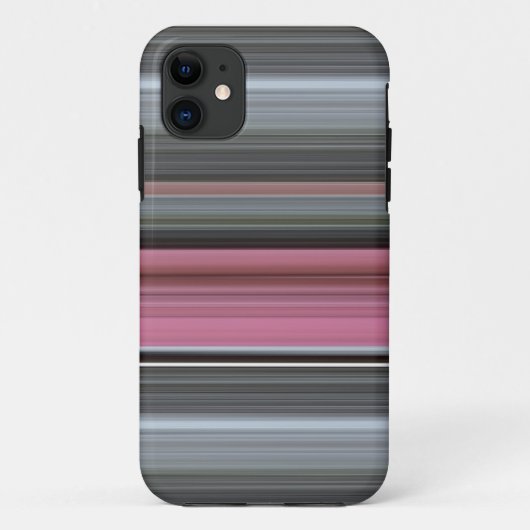 Abstrakt #1: Rosa und grau Case-Mate iPhone Hülle (Rückseite)