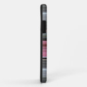 Abstrakt #1: Rosa und grau Case-Mate iPhone Hülle (Hinten/Rechts)