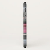 Abstrakt #1: Rosa und grau Case-Mate iPhone Hülle (Hinten/Links)