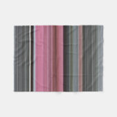 Abstrakt #1: Rosa und grau Fleecedecke (Vorderseite (Horizontal))