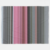 Abstrakt #1: Rosa und grau Fleecedecke (Vorderseite (Horizontal))