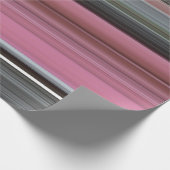 Abstrakt #1: Rosa und grau Geschenkpapier (Ecke)