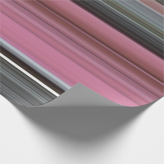 Abstrakt #1: Rosa und grau Geschenkpapier (Ecke)