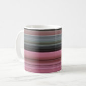 Abstrakt #1: Rosa und grau Kaffeetasse (Vorderseite Links)