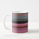 Abstrakt #1: Rosa und grau Kaffeetasse (Links)