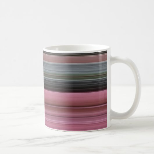 Abstrakt #1: Rosa und grau Kaffeetasse (Rechts)
