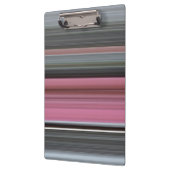 Abstrakt #1: Rosa und grau Klemmbrett (Links)