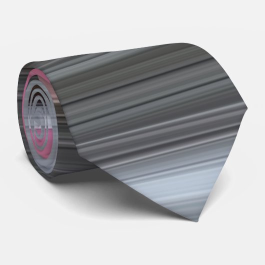 Abstrakt #1: Rosa und grau Krawatte (Gerollt)