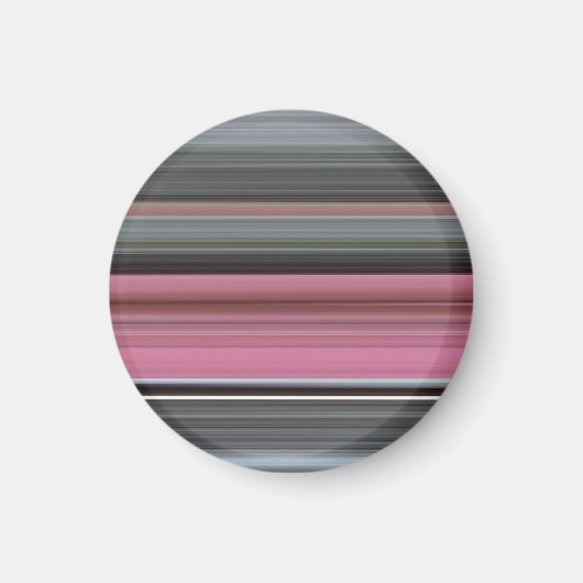 Abstrakt #1: Rosa und grau Magnet (Vorne)