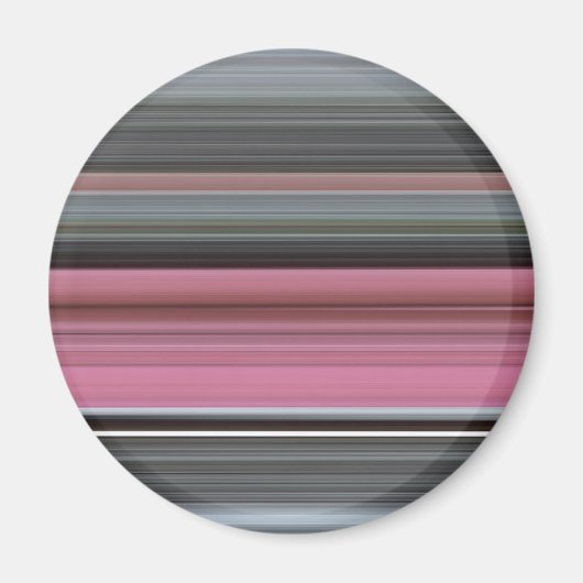 Abstrakt #1: Rosa und grau Magnet (Vorne)