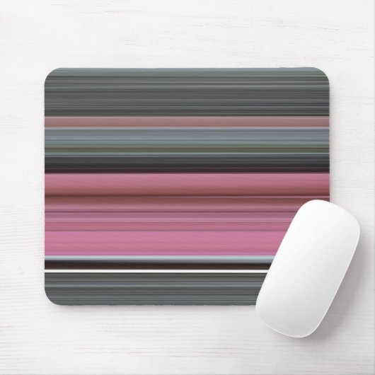 Abstrakt #1: Rosa und grau Mousepad (Mit Mouse)