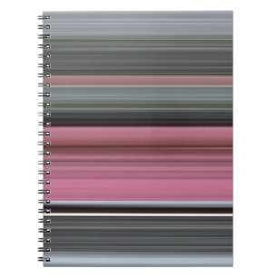 Abstrakt #1: Rosa und grau Notizblock