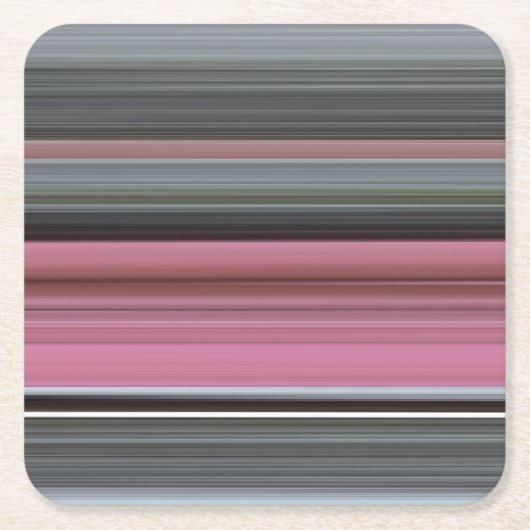 Abstrakt #1: Rosa und grau Rechteckiger Pappuntersetzer (Vorderseite)