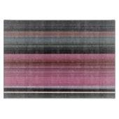 Abstrakt #1: Rosa und grau Schneidebrett (Vorderseite)