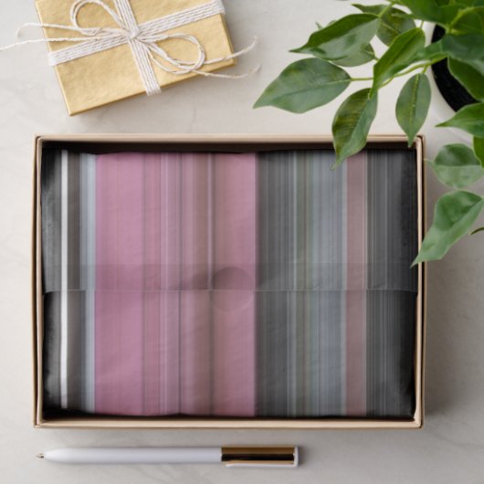 Abstrakt #1: Rosa und grau Seidenpapier (Geschenk)