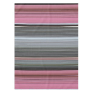 Abstrakt #1: Rosa und grau Tischdecke
