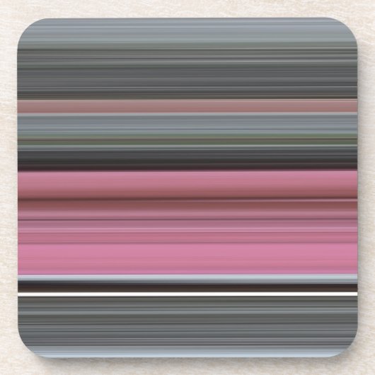 Abstrakt #1: Rosa und grau Untersetzer (Vorderseite)