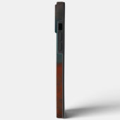 Abstrakt 1: Rot und Blues Case-Mate iPhone Hülle (Rückseite / Links)