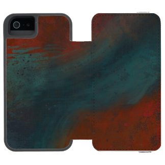 Abstrakt 1: Rot und Blues Incipio Watson™ iPhone 5 Geldbörsen Hülle