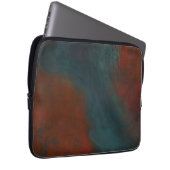 Abstrakt 1: Rot und Blues Laptopschutzhülle (Vorne Rechts)