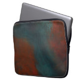 Abstrakt 1: Rot und Blues Laptopschutzhülle (Vorderseite Links)