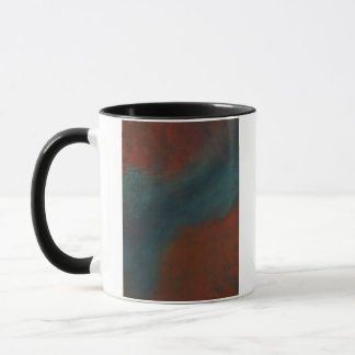 Abstrakt 1: Rot und Blues Tasse