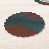 Abstrakt 1: Rot und Blues Untersetzer (angewinkelt)