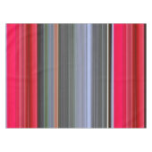 Abstrakt #1: Rot und Grau Tischdecke (Vorderseite (Horizontal))
