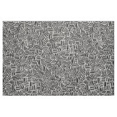 Abstrakt 200923 - Schwarz auf Weiß Stoff (Fat Quarter (45,7 x 55,9 cm))