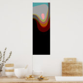 Abstrakt 20529 - farbenfrohe Retro-Kunst Poster (Küche)