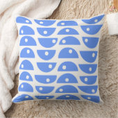 Abstrakt 20816 - Baby Blue on White Kissen (Decke)