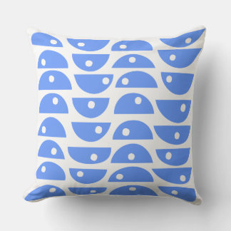 Abstrakt 20816 - Baby Blue on White Kissen