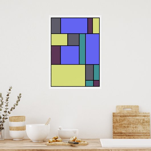 Abstrakt #20 poster (Küche)