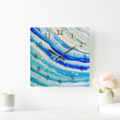 Abstrakt 24 quadratische wanduhr (Zuhause)