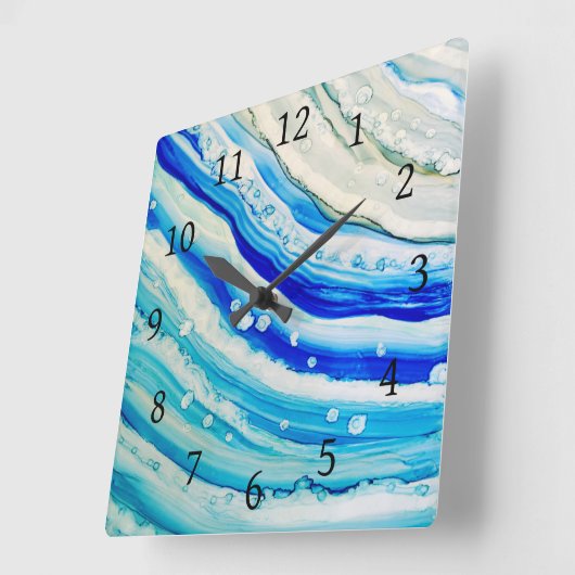 Abstrakt 24 quadratische wanduhr (Winkel)