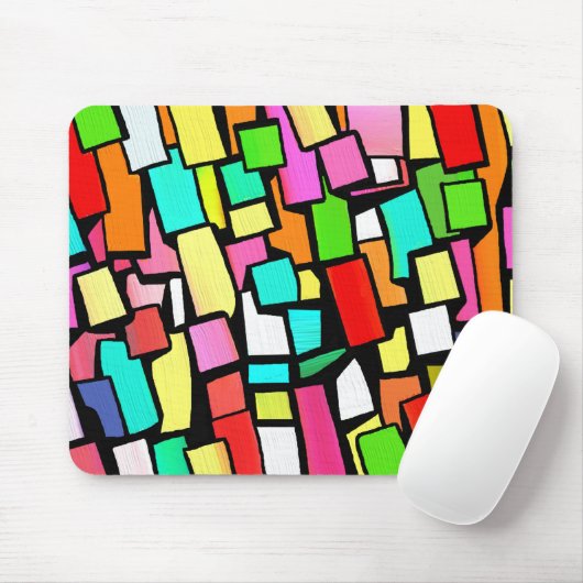 Abstrakt 250711 mousepad (Mit Mouse)