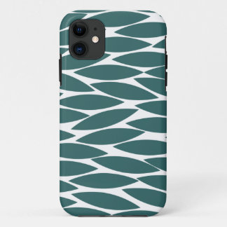 Abstrakt 250713 - Moss Green on White Case-Mate iPhone Hülle