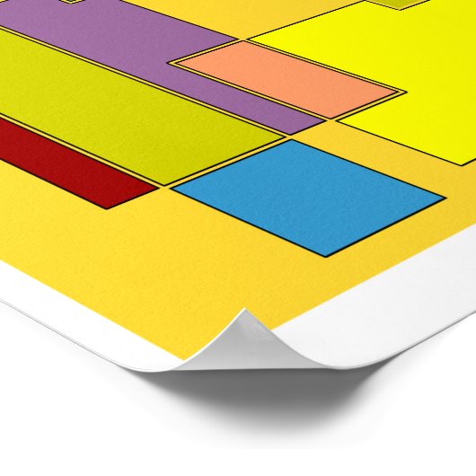 Abstrakt #26 poster (Ecke)