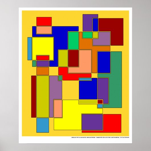 Abstrakt #26 poster (Vorne)