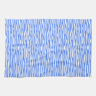 Abstrakt 280314 - Baby Blue on White Handtuch