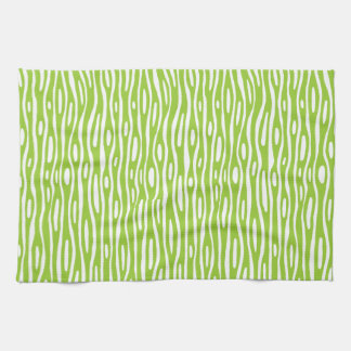 Abstrakt 280314 - Martian Green on White Küchentuch