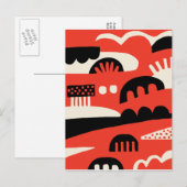 Abstrakt 281219b postkarte (Vorne/Hinten)