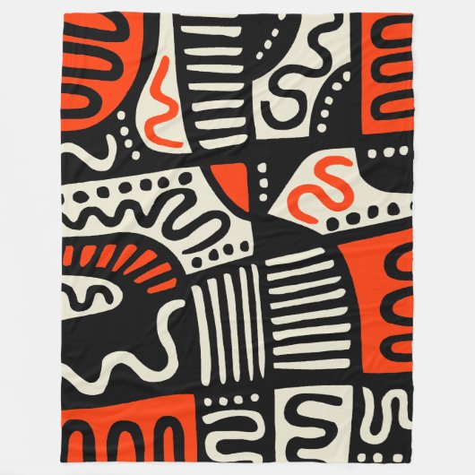 Abstrakt 291219c fleecedecke (Vorderseite)