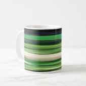 Abstrakt 2: Grüne Unschärfe Kaffeetasse (Vorderseite Links)