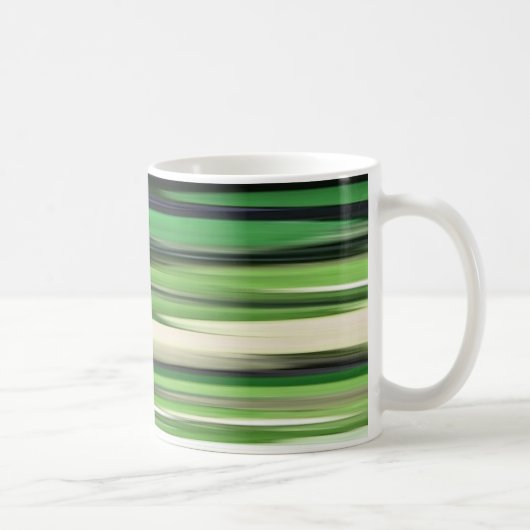 Abstrakt 2: Grüne Unschärfe Kaffeetasse (Rechts)