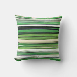 Abstrakt 2: Grüne Unschärfe Kissen
