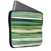 Abstrakt 2: Grüne Unschärfe Laptopschutzhülle (Vorne Rechts)