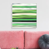 Abstrakt 2: Grüne Unschärfe Leinwanddruck (Insitu (Wohnzimmer))