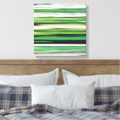 Abstrakt 2: Grüne Unschärfe Leinwanddruck (Insitu (Schlafzimmer))